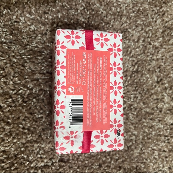 CASTELBEL Wild Strawberry - Aromatic Soap Bar Set (2x/ 7oz) Made in Portugal - Picture 2 of 3